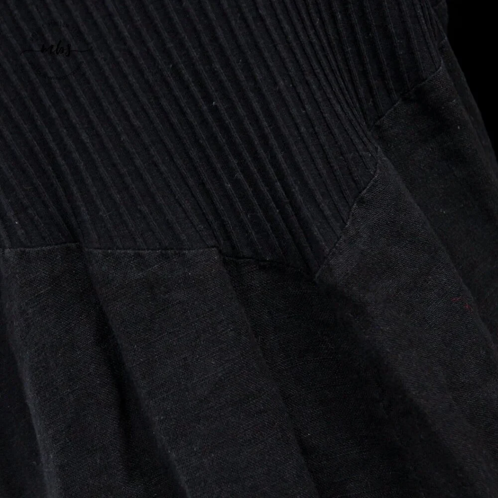 Fenini Linen Lightweight Blazer Black Women L - Picture 9 of 11
